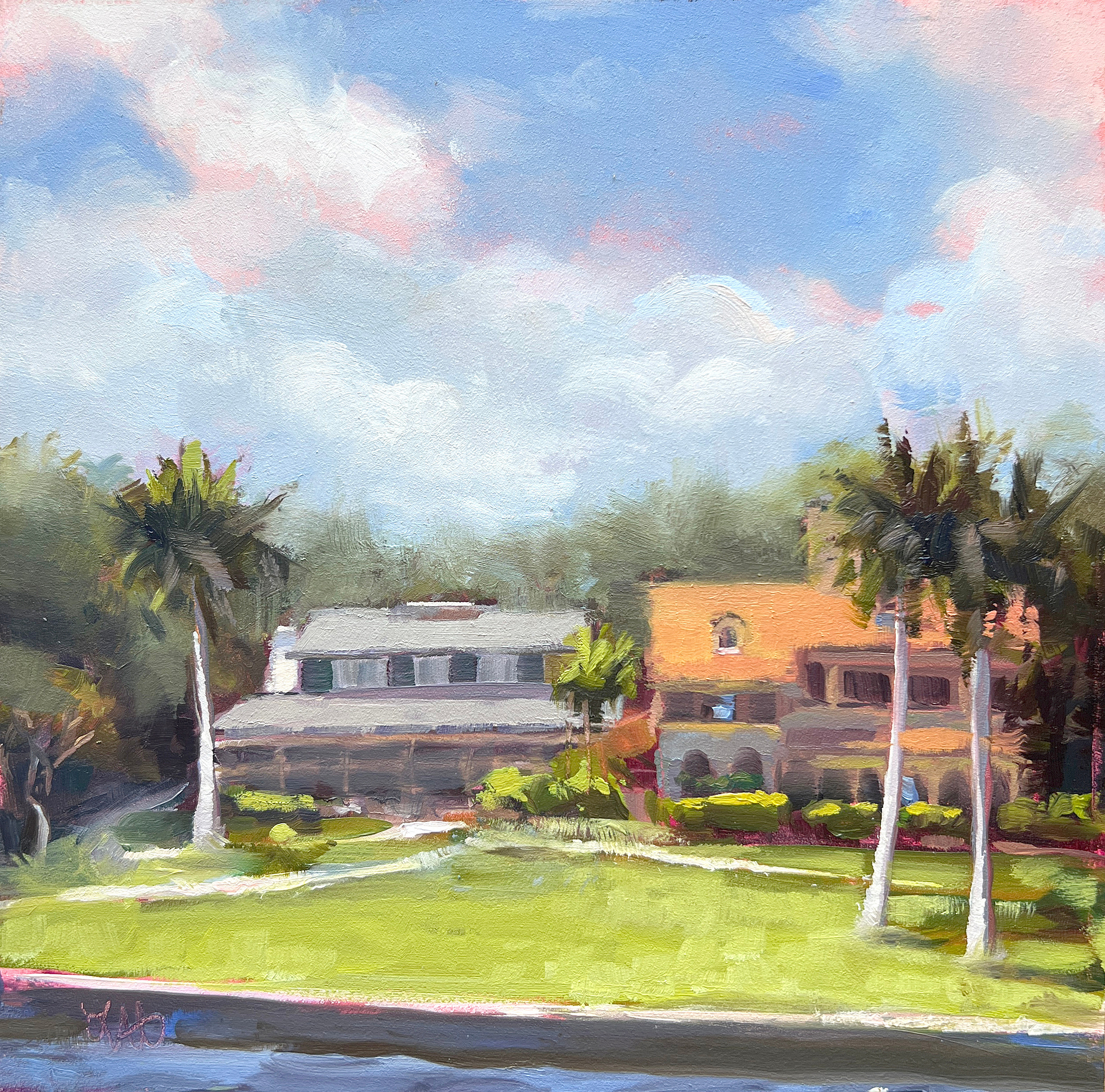 Industrialist Estate, 2025
8 x 8 in. Oil on Panel
Painted en Plein Air
Deering Estate at Cutler